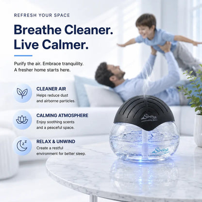 Water Filtration Air Purifier with LED Light