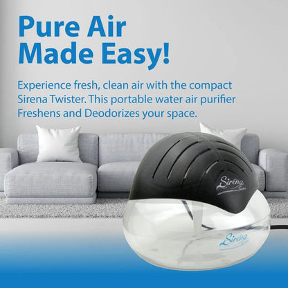 Water Filtration Air Purifier with LED Light